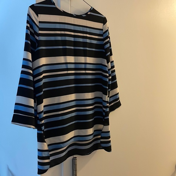 Haut T-shirt Tricoté Atmosphere/Primark Bleu Pâle - Taille 12 - Occasion Très Bon état